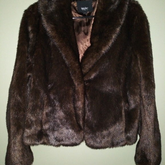 mossimo faux fur coat